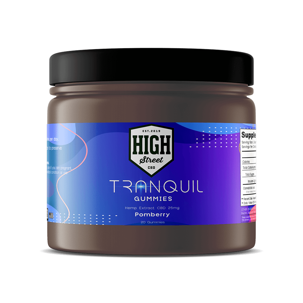 High Street CBD Gummies 500 MG 20ct Isolate